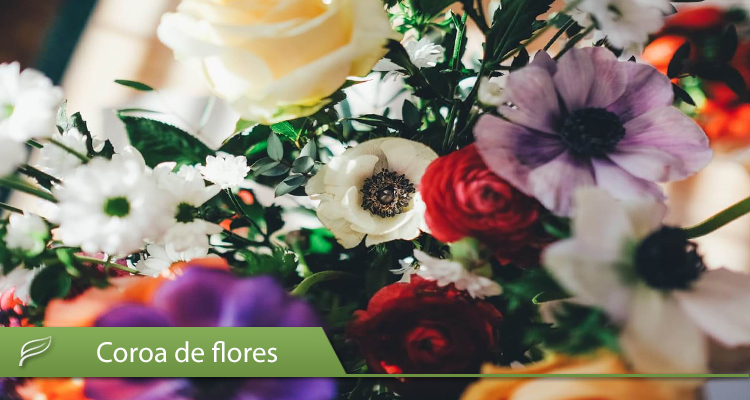 Coroa de flores